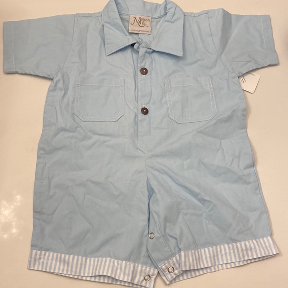Nordstrom Baby | One Pieces | Maison Chic By Frumpy Rumps Boys Romper ...